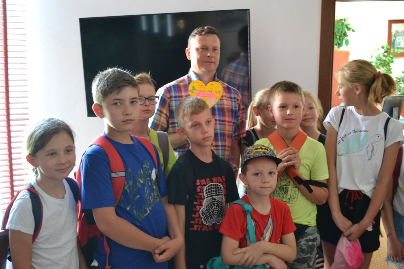 Wakacyjna wizyta u Burmistrza
