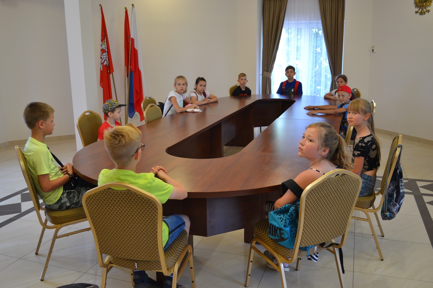Wakacyjna wizyta u Burmistrza