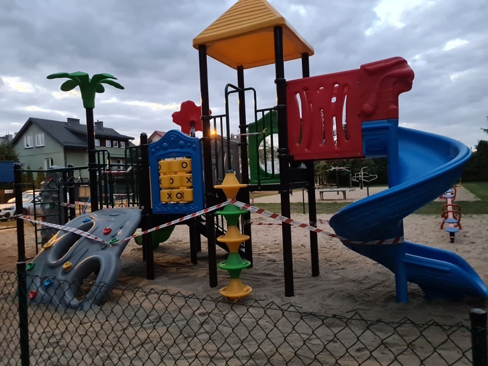 Nowy plac zabaw na Grażynce
