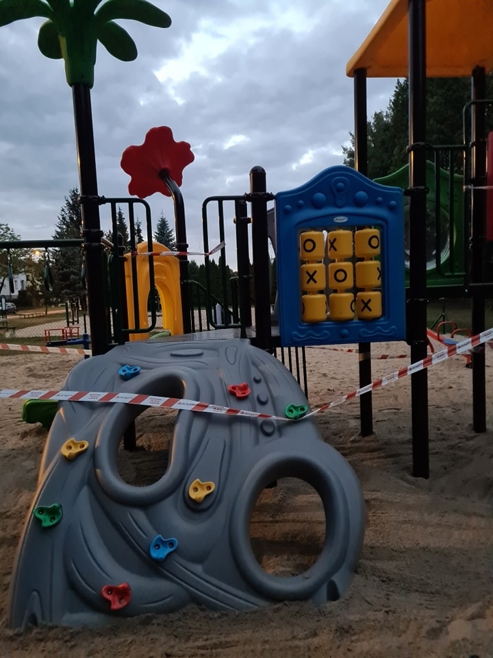 Nowy plac zabaw na Grażynce