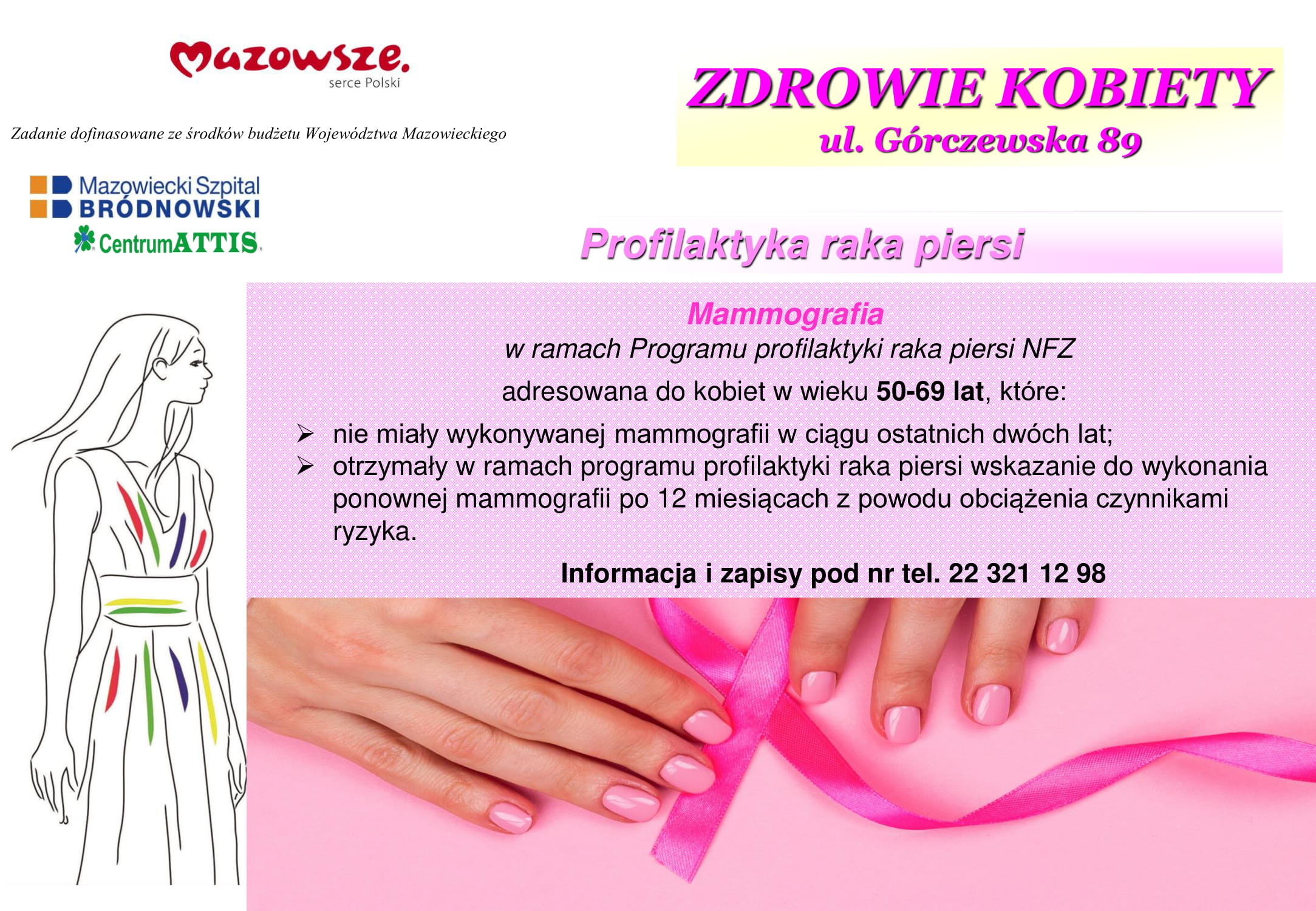 Darmo mammografia dla kobiet 40-69 lat 